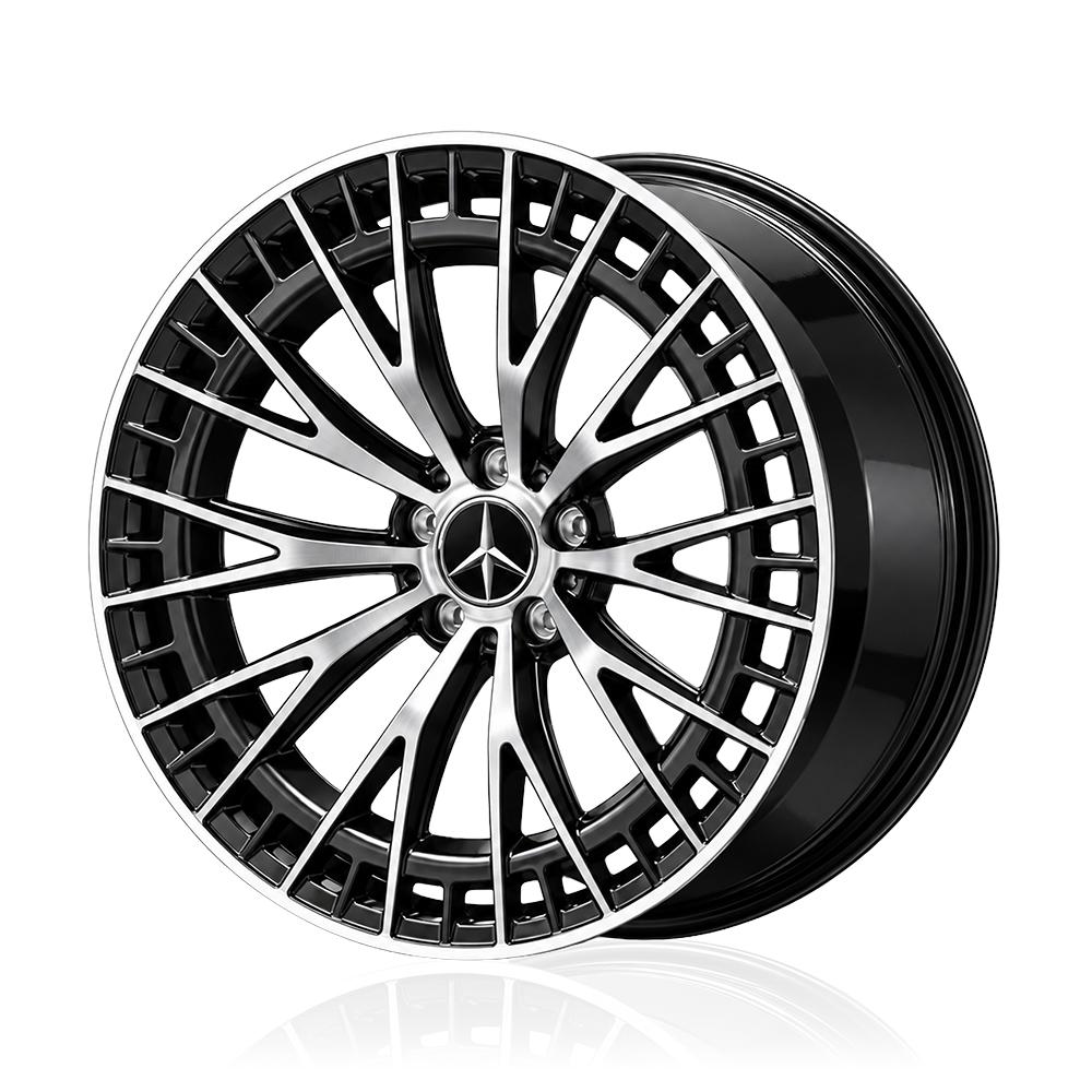 RSeries MC838 SF Gloss Black Machined Face Wheels