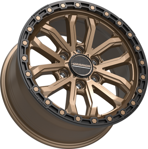 Warrior Hulk Bronze with Black Lip & Bronze Bolts Wheels