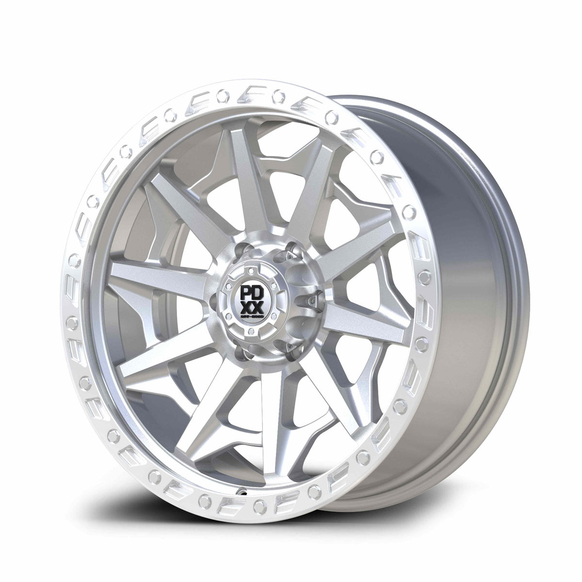 PDXX Offroad Viking Silver W/ Machined Ring Wheels