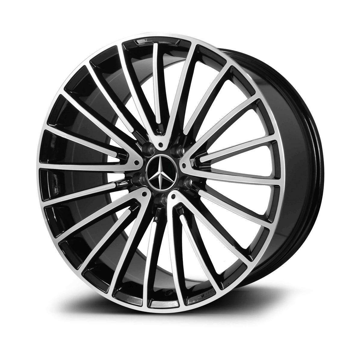 RSeries MC177 SF Gloss Black Machined Face Wheels