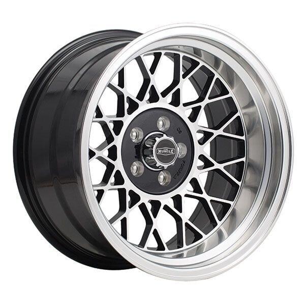 CTM Muscle Hotwire Black / Machined Face Wheels