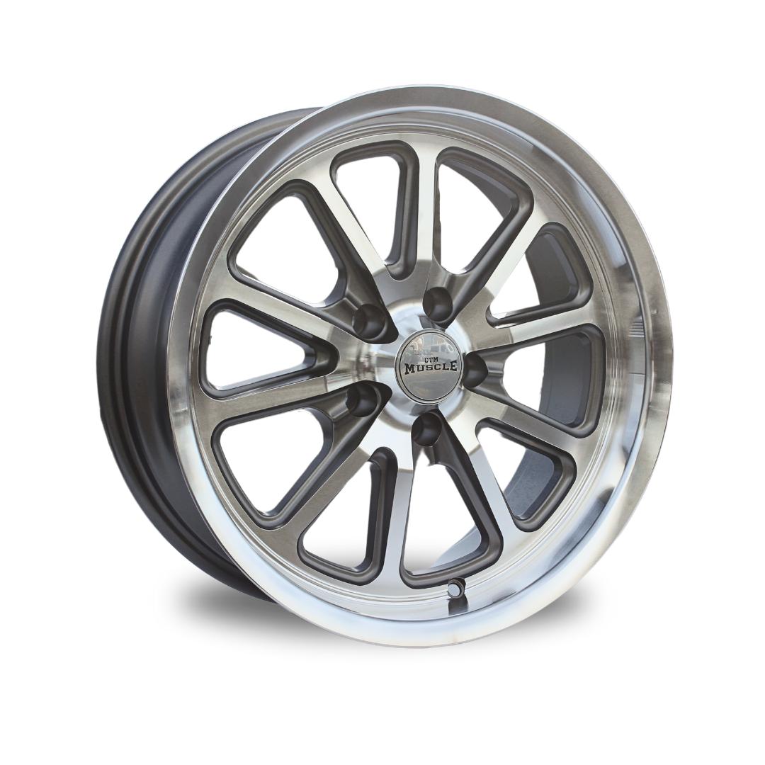 CTM Muscle Hornet Gunmetal / Machined Face Wheels