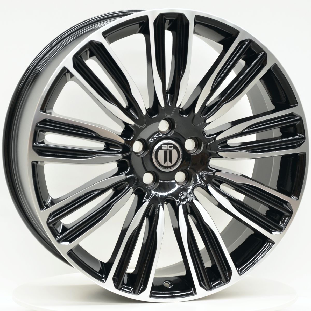 AG Wheels VELA Black Machined Wheels