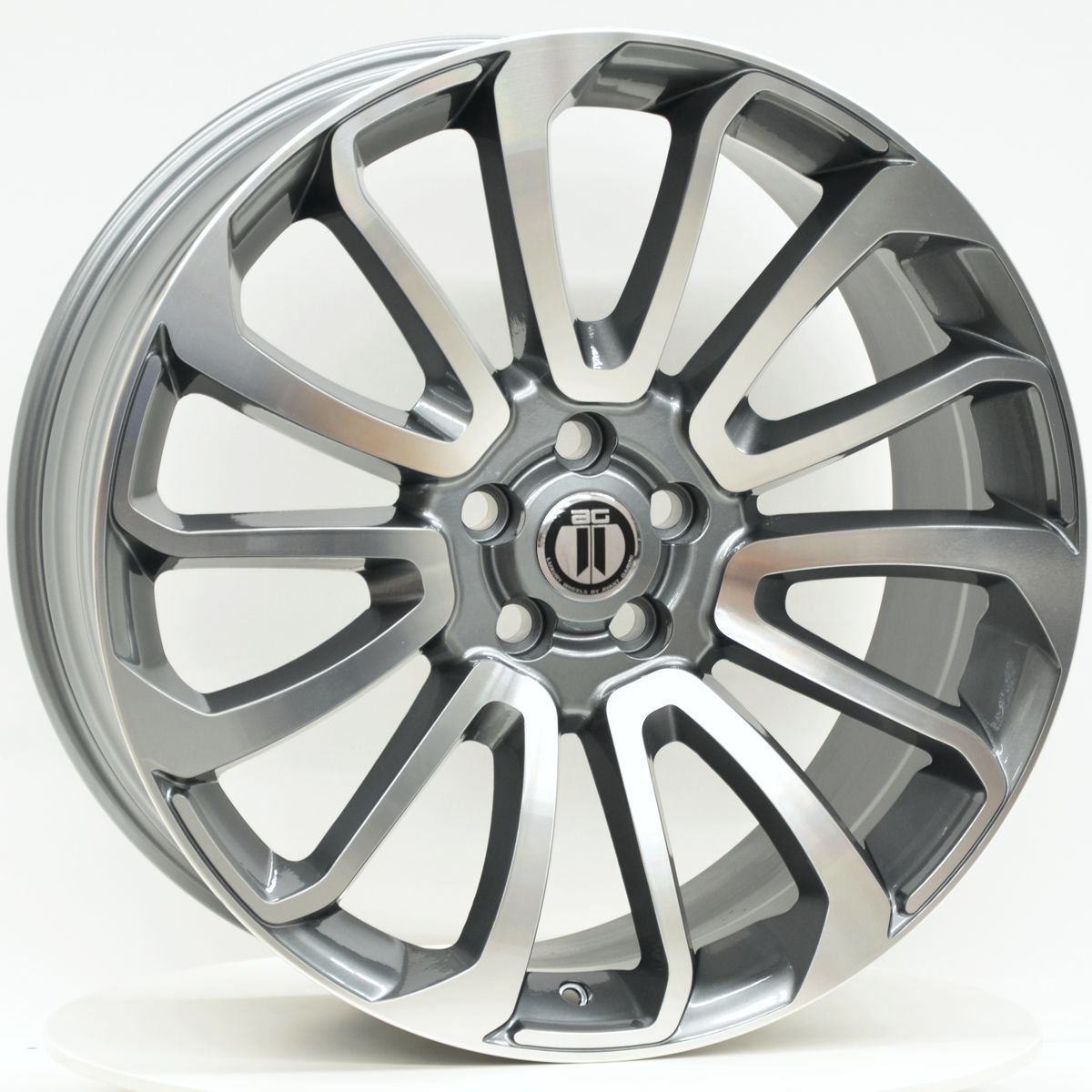 AG Wheels FIN Grey Machined Wheels