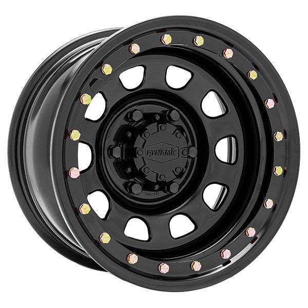 Dynamic Steel Simulated Beadlock D Style Black
