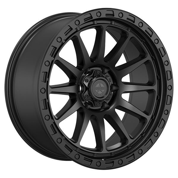 American Outlaw Spike Satin Black
