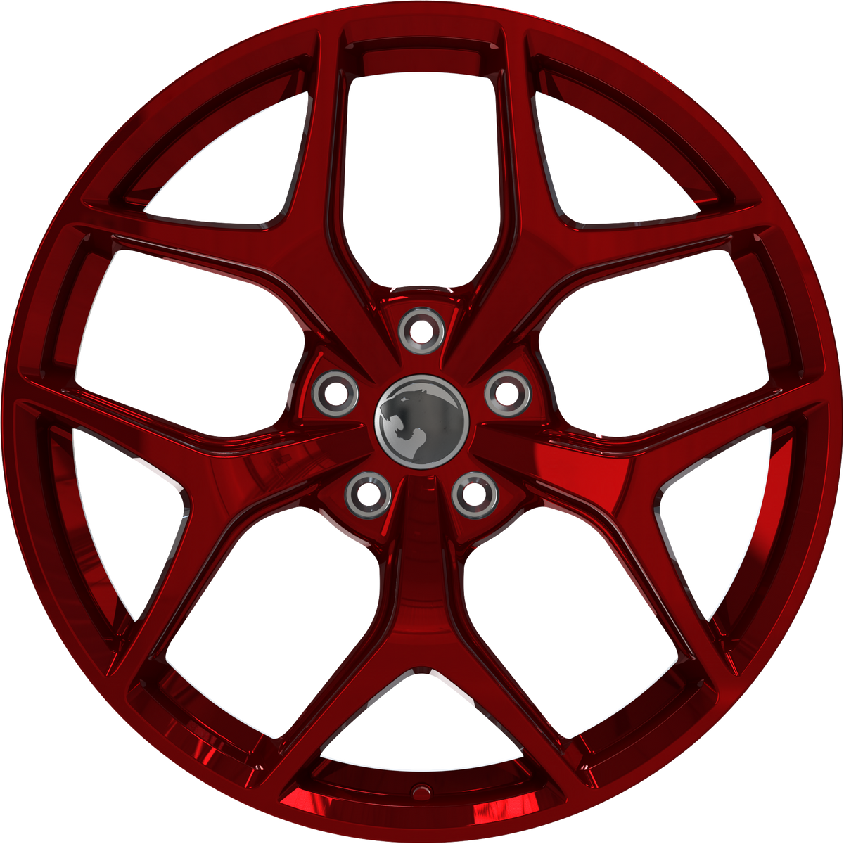 Panthera GTS-8 HSV GTS Style Candy Red Wheels — wheel product image