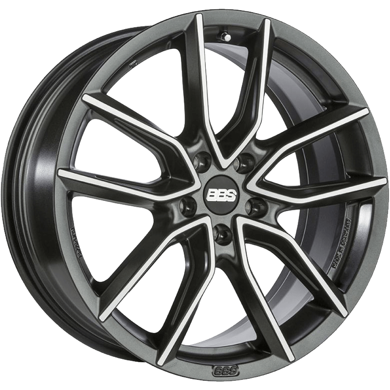 BBS XA Night Fever Black Diamond-Cut Wheels