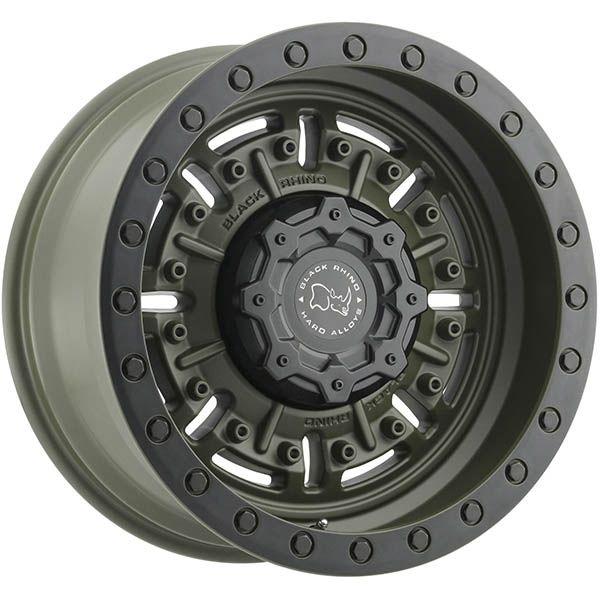 Black Rhino Abrams Olive Drab Green wheel
