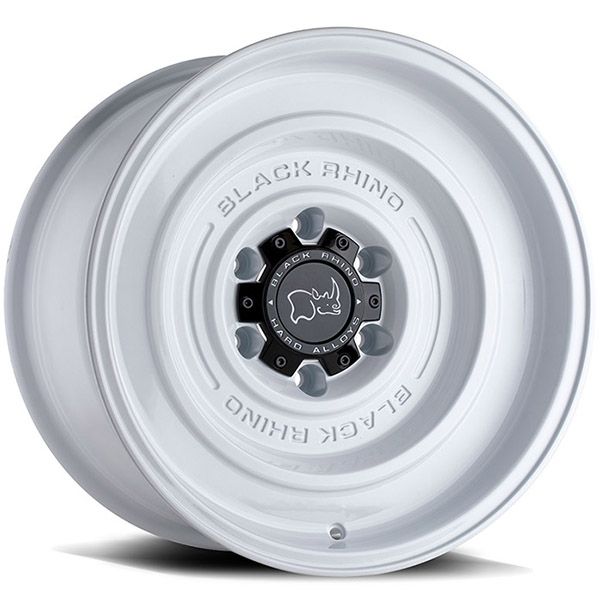 Black Rhino Solid Gloss White wheel