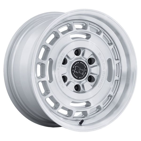 Black Rhino Vagabond Gloss Silver with Machined Face wheel