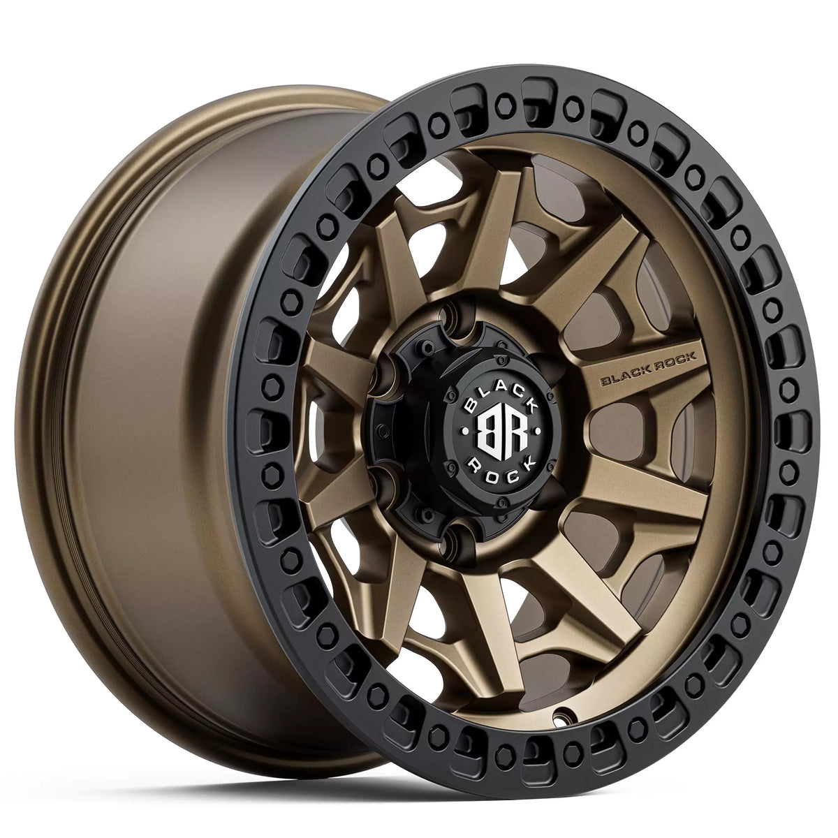 Black Rock Cage Dark Bronze With Black Ring