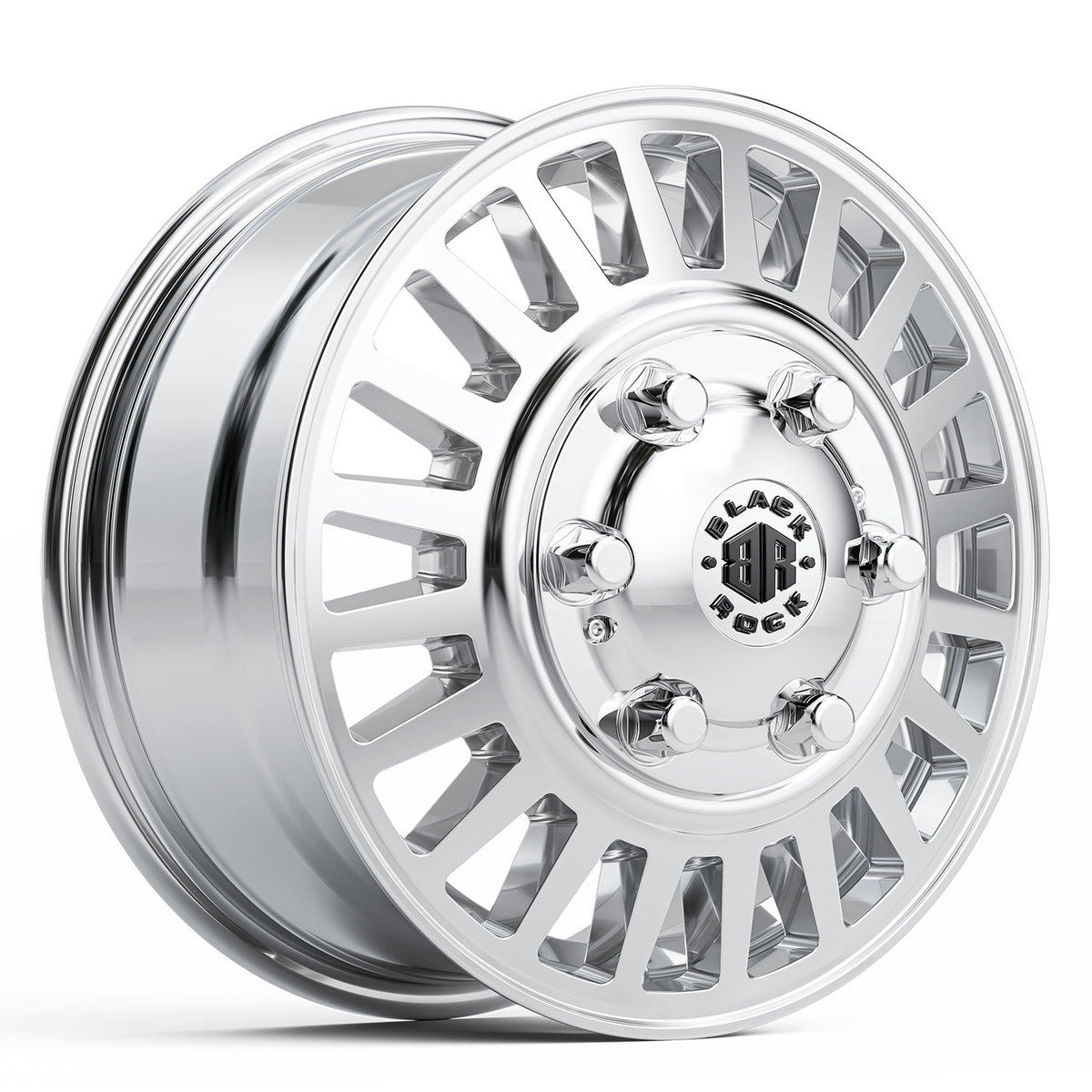 Black Rock Cargo Polished Wheels