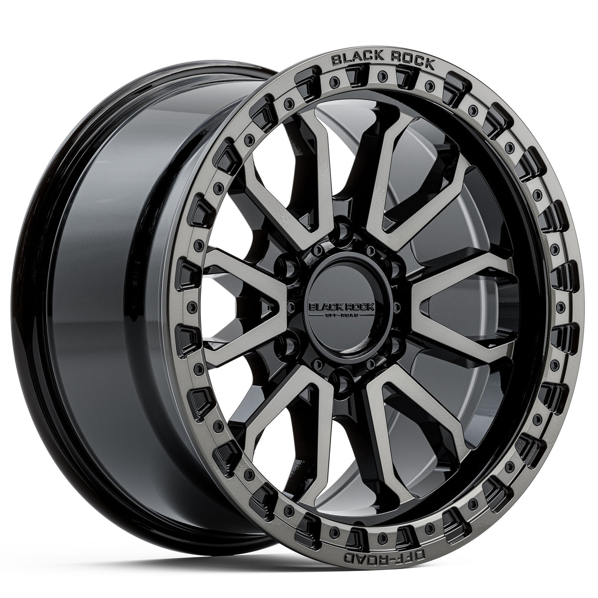 Black Rock Cobra Gloss Black With Dark Tint Wheels