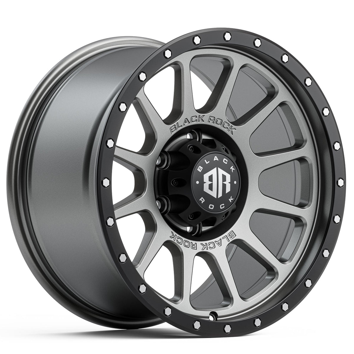 Black Rock Omega Gunmetal Grey With Black Ring