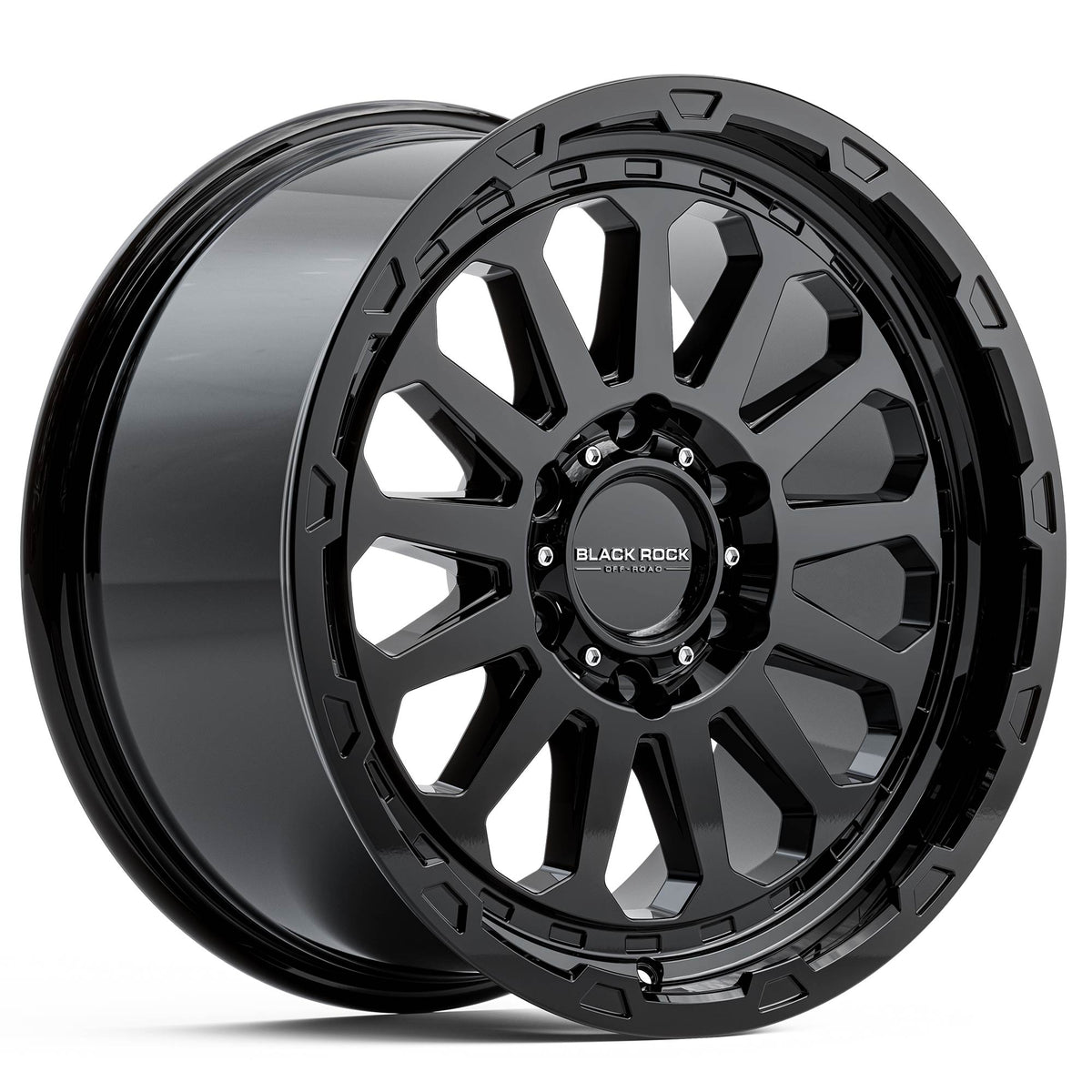 Black Rock Prime Gloss Black Wheels