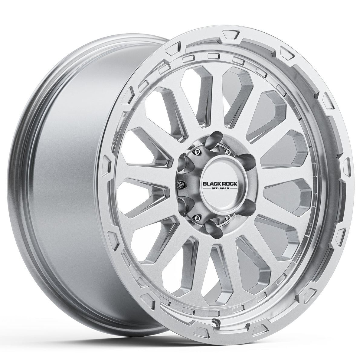 Black Rock Prime Hyper Silver Wheels