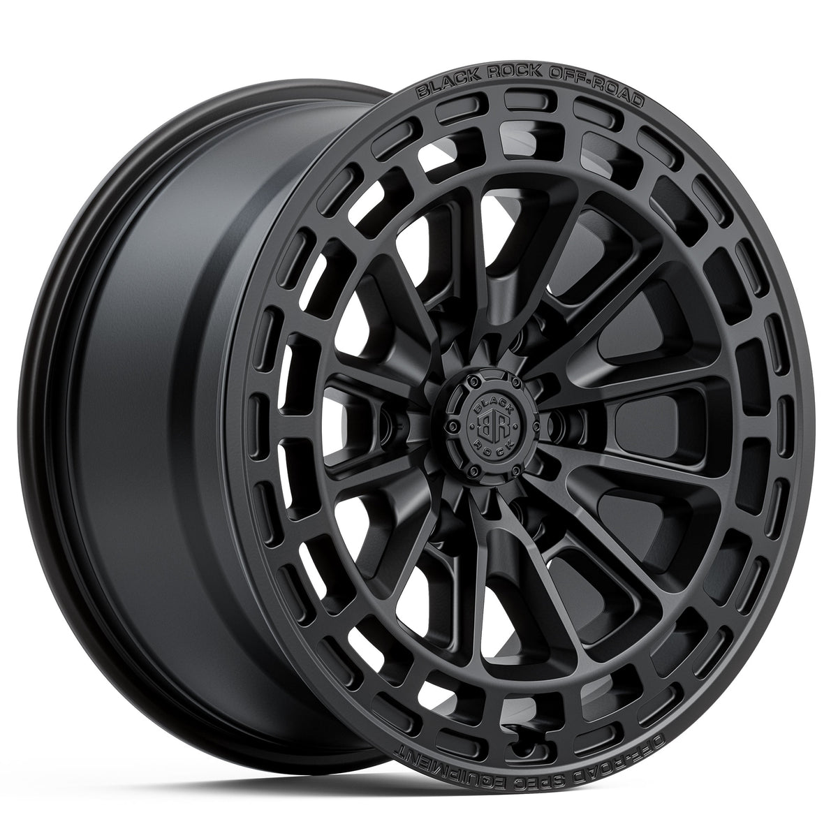 Black Rock Vortex Satin Black Wheels