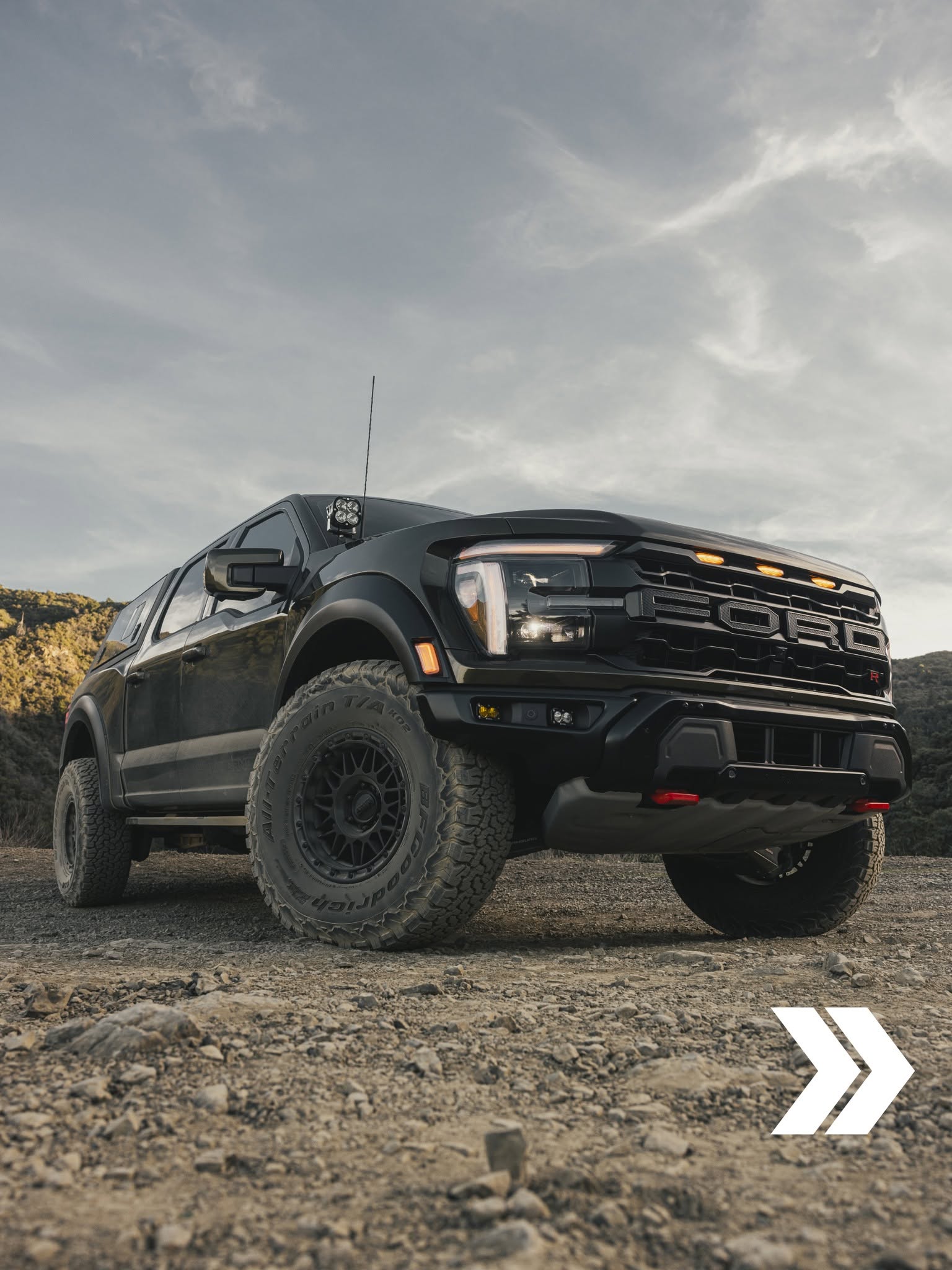 4WD wheel and tyre setup