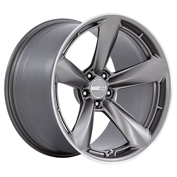 American Racing TTF Matte Anthracite with Machined Lip