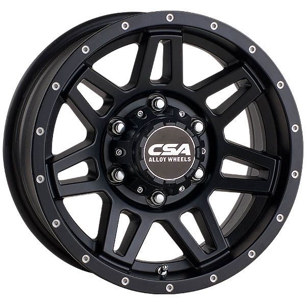 CSA Renegade Trailer/Caravan Satin Black wheel