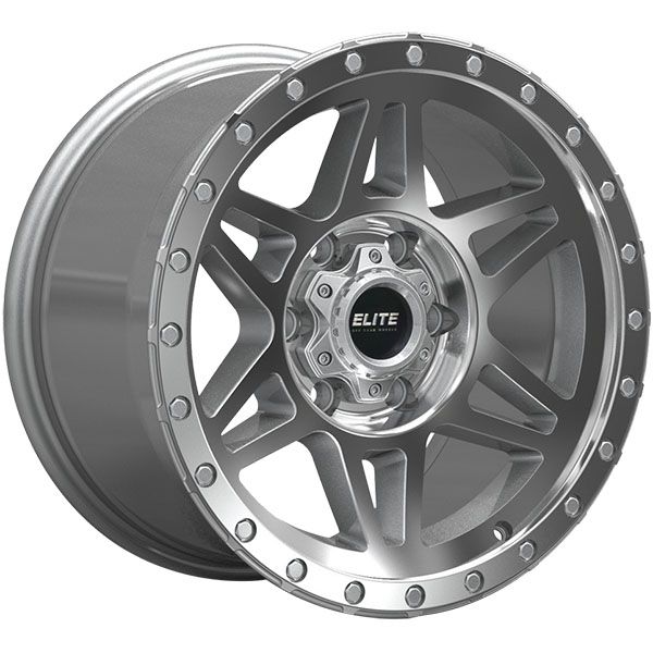 Elite Weapon Silver Machined wheel