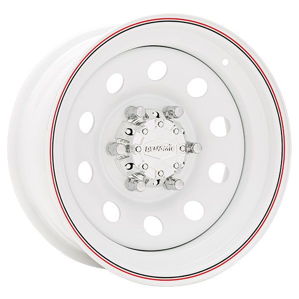 Dynamic Steel Round White