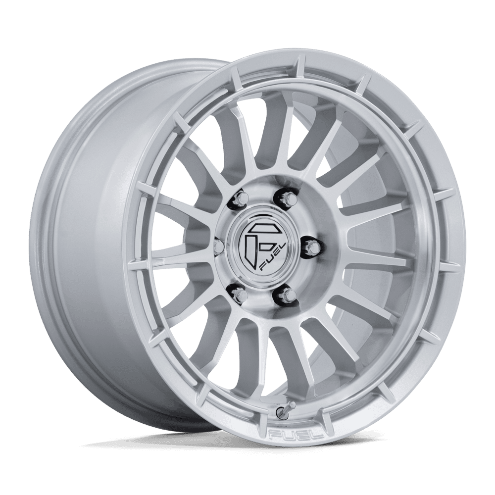 Fuel ASCEND GLOSS SILVER W/ MACHINED FACE wheel