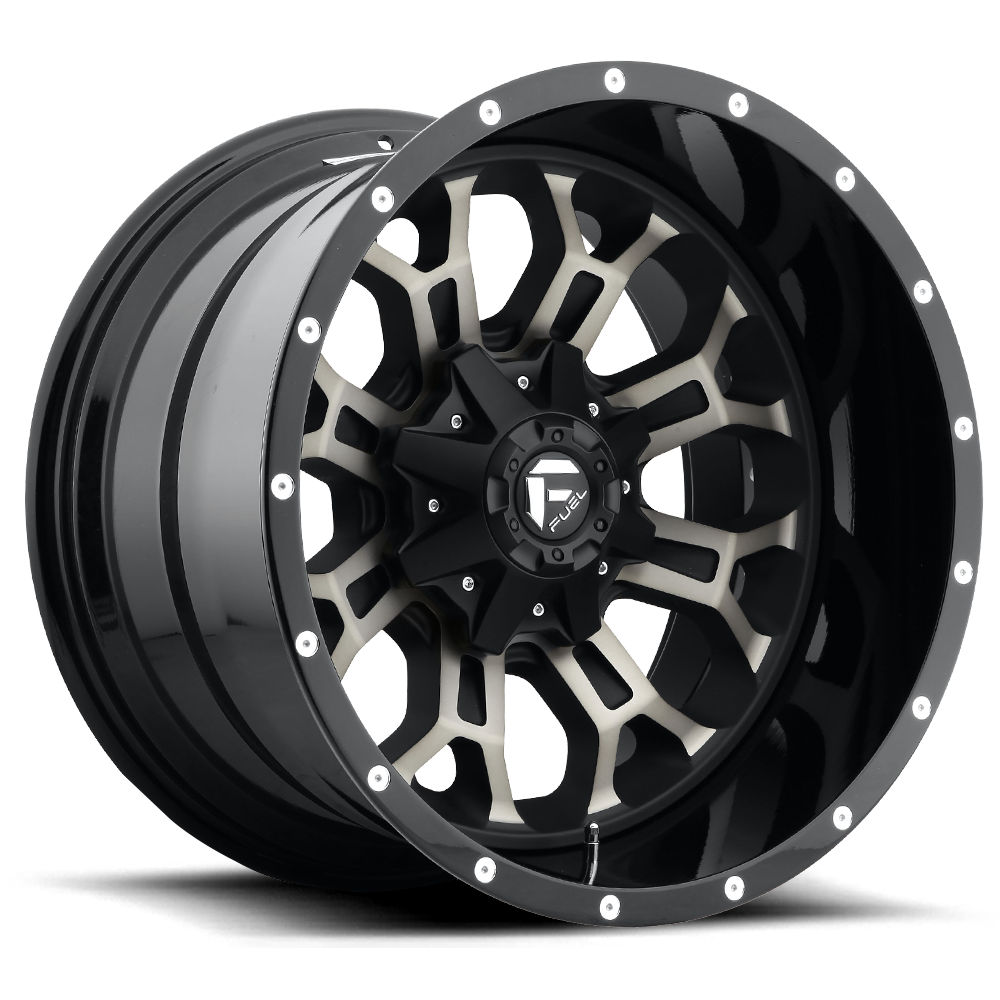 Fuel CRUSH GLOSS MACH DOUBLE DARK TINT wheel