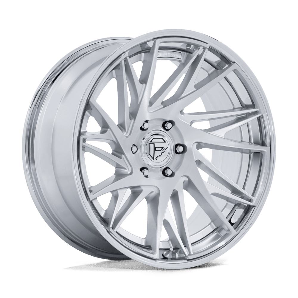 Fuel DYNAMO GLOSS SILVER BRUSHED W/ CHR-LP wheel