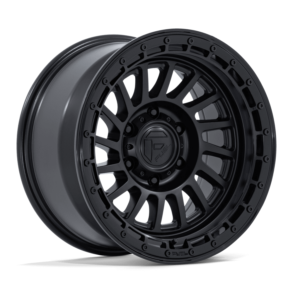 Fuel HAVOC MATTE BLACK W/ GLOSS BLACK LIP wheel