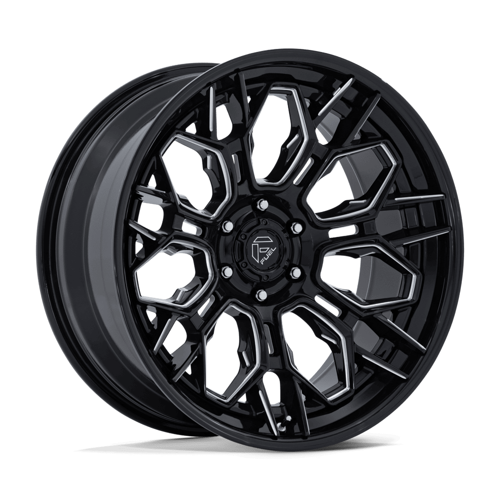 Fuel HIVE GLOSS BLACK MILLED wheel