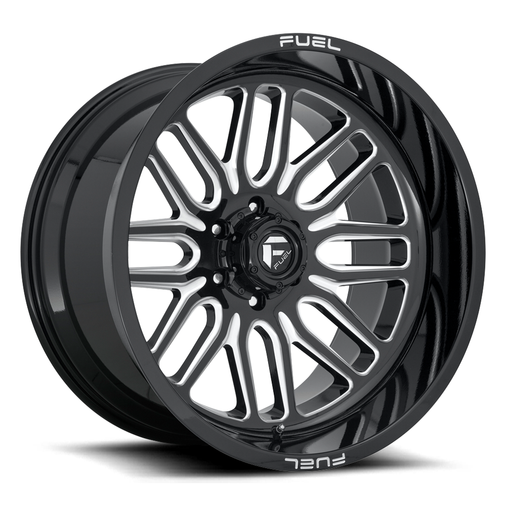 Fuel IGNITE GLOSS BLACK MILLED wheel