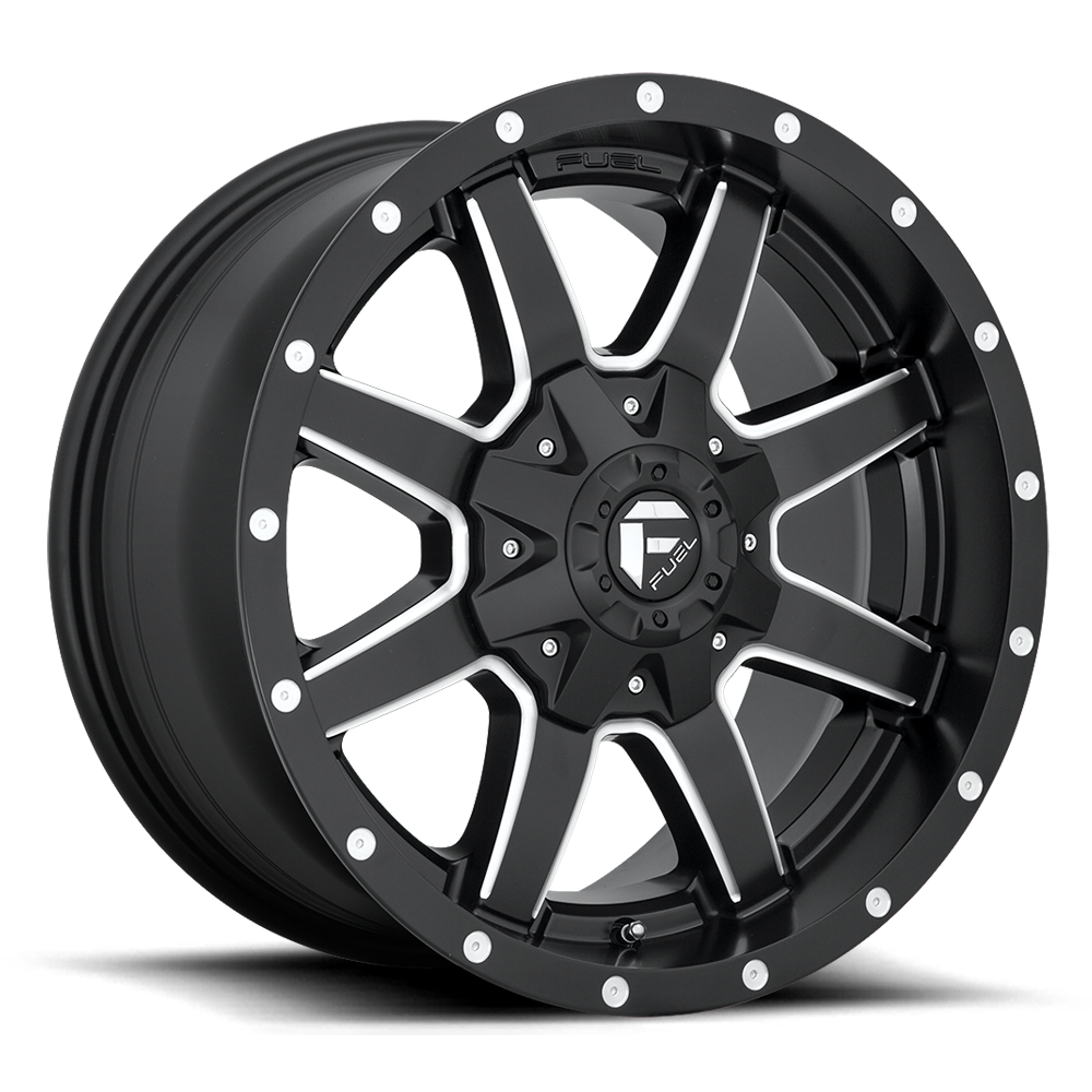 Fuel MAVERICK MATTE BLACK MILLED wheel