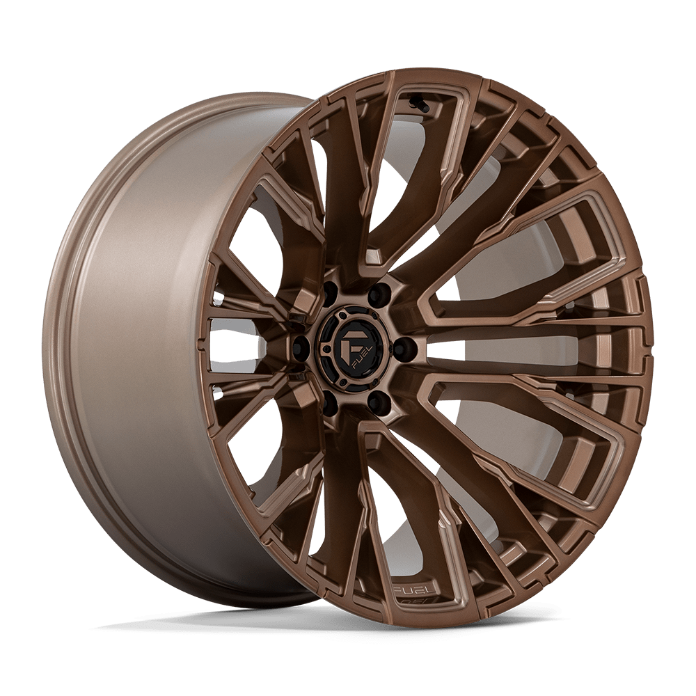 Fuel REBAR PLATINUM BRONZE MILLED wheel