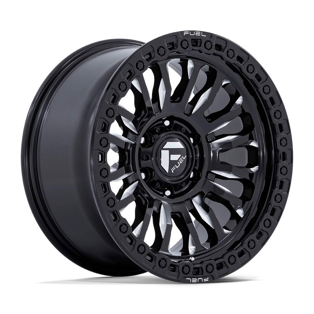 Fuel RINCON GLOSS BLACK MILLED wheel