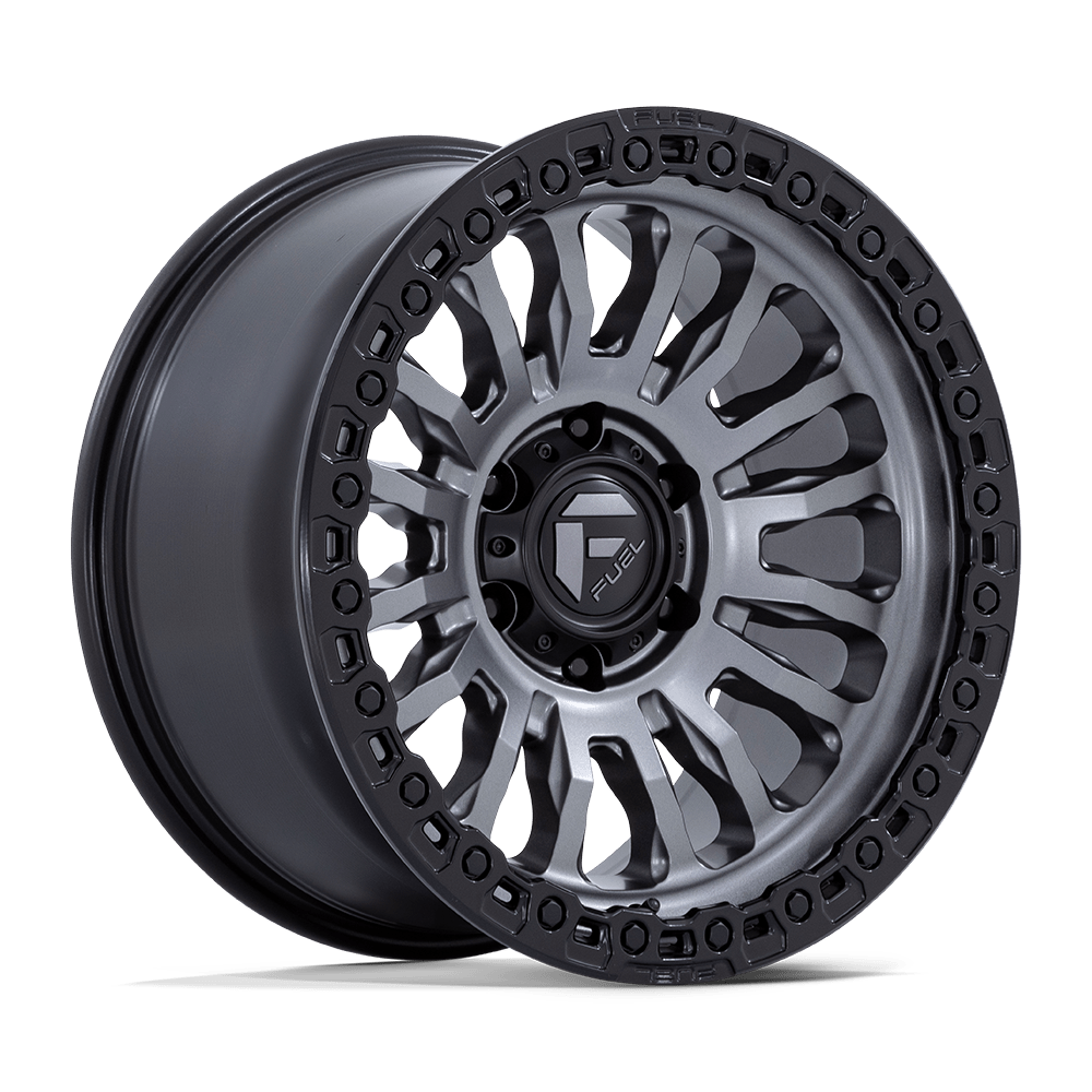 Fuel RINCON MATTE GUNMETAL W/ M-BLACK LIP wheel