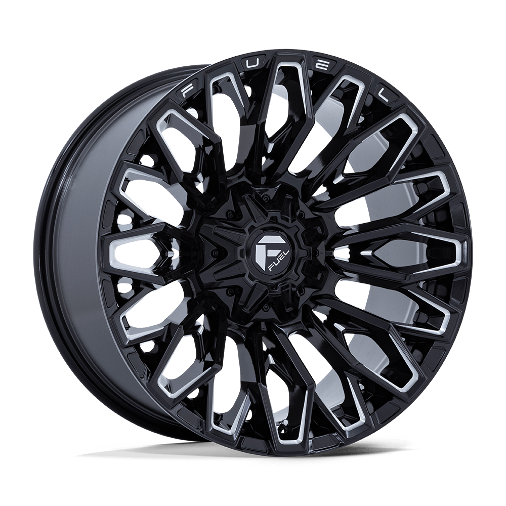 Fuel STRIKE GLOSS BLACK MILLED wheel