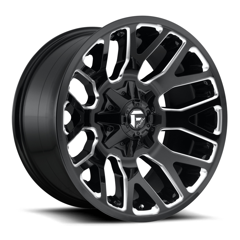 Fuel WARRIOR GLOSS BLACK MILLED wheel