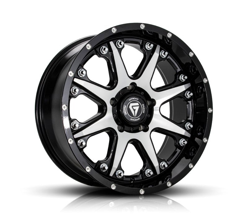 Grudge Offroad Cyclops Machined Face Black Milling Hole Wheels