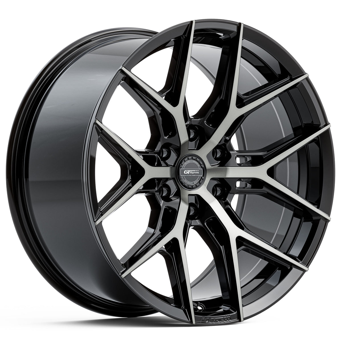 GT Form GFS1 Gloss Black Tinted Wheels