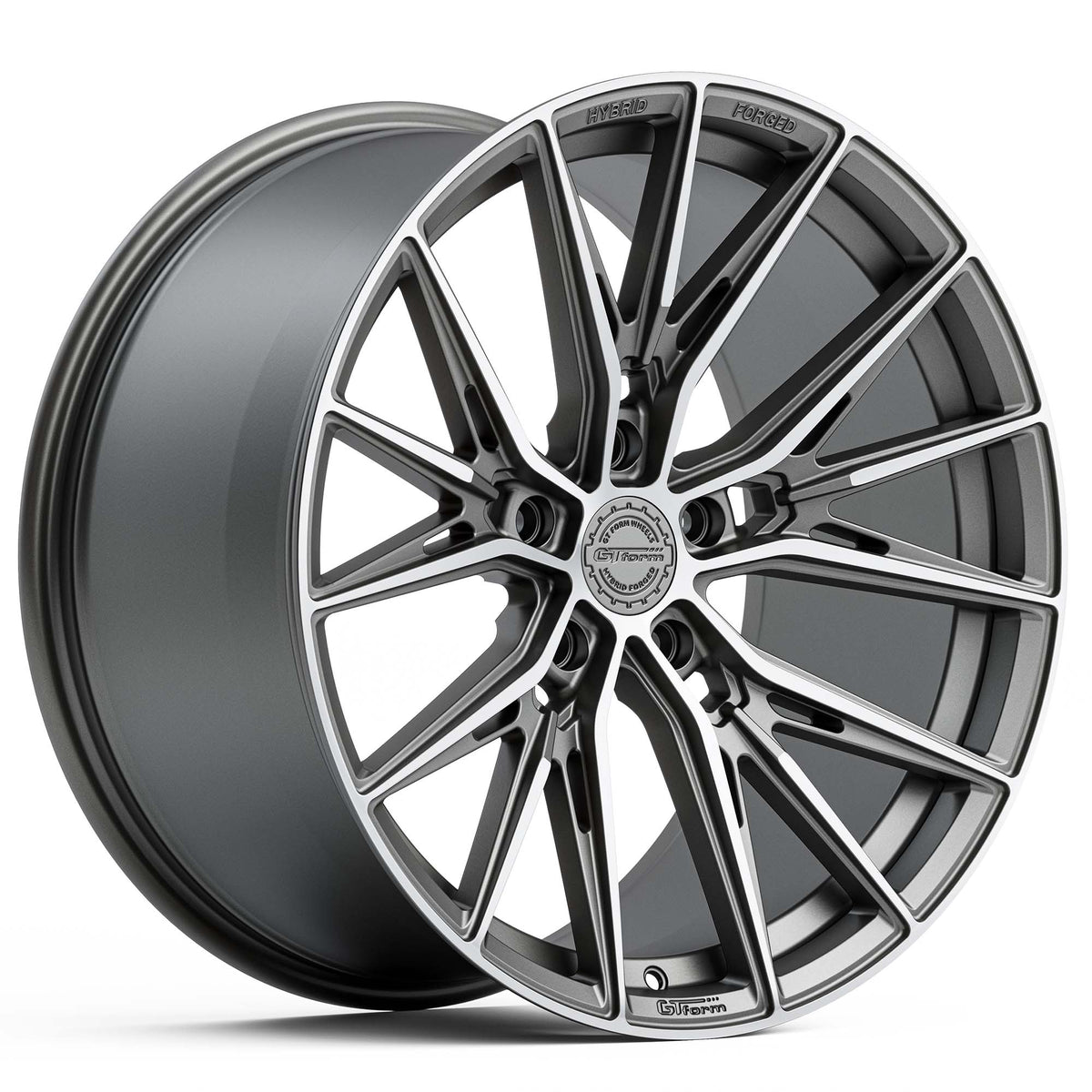 GT Form HF3.1 Satin Gunmetal Machined Face Wheels