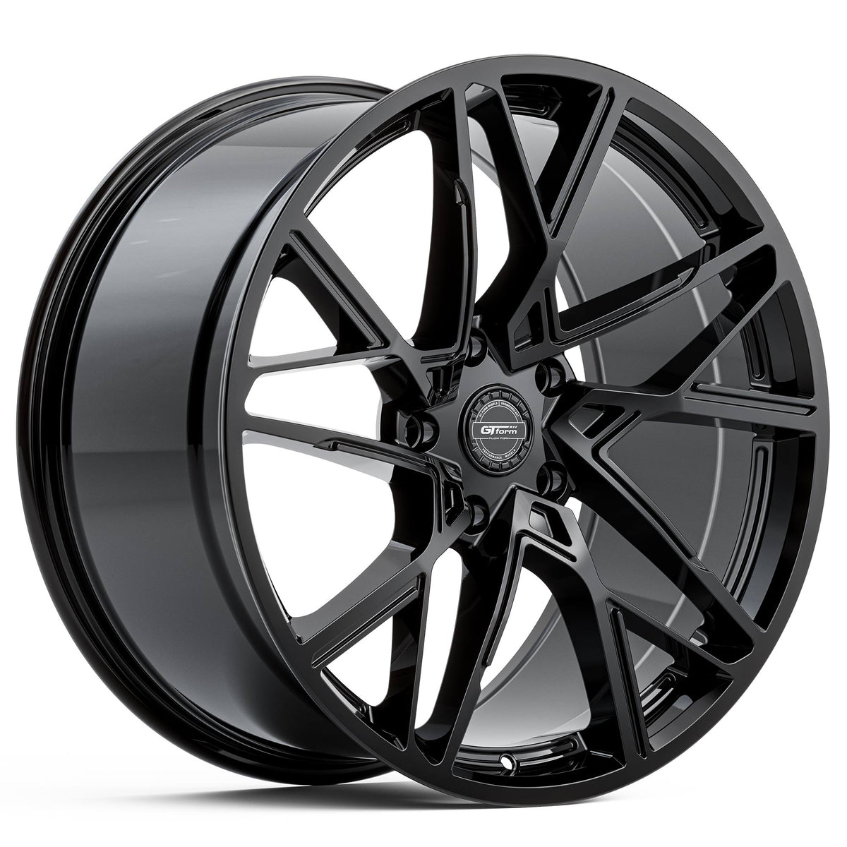 GT Form Interflow Gloss Black Wheels