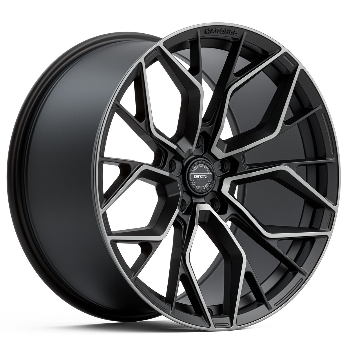 GT Form Marquee Matte Black With Grey Tint Wheels