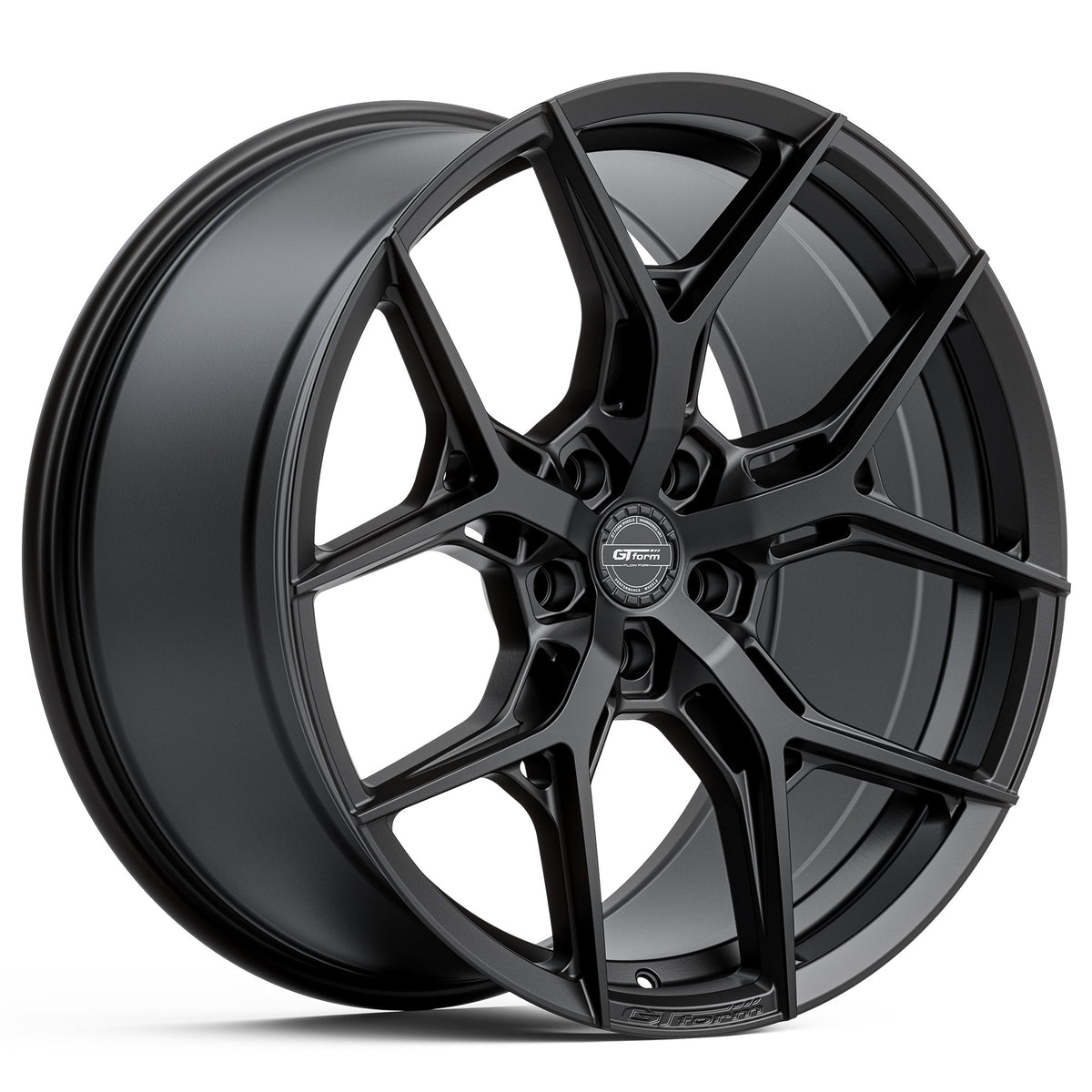 GT Form Torque Satin Black Wheels