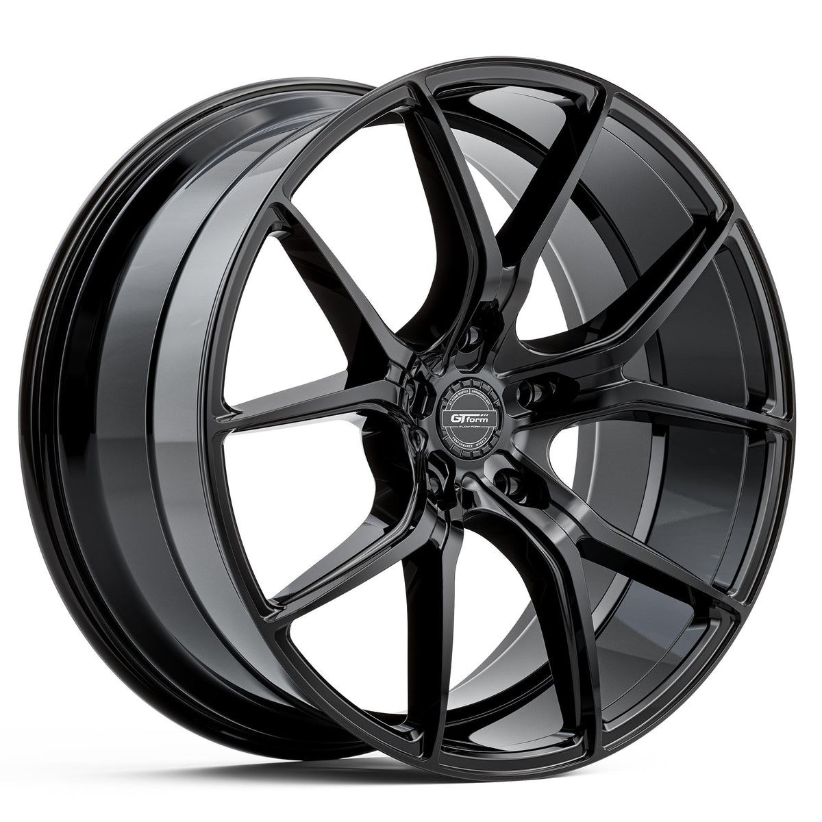 GT Form Venom Gloss Black Wheels