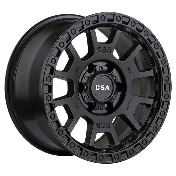 CSA Kinetic Satin Black Wheels