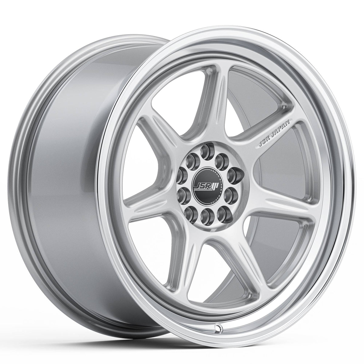 JSR ST35 Gloss Silver Machined Lip Wheels