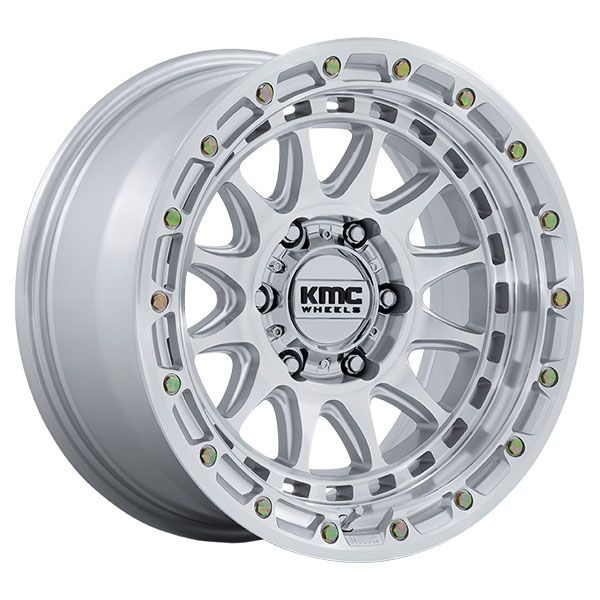 KMC Crux KM556 Gloss Silver with Machined Face
