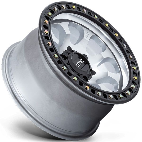 KMC Riot KM550 Machined w/black lip